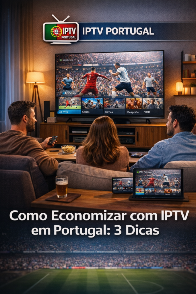Streaming IPTV em Portugal televisão, tablet e smartphone
