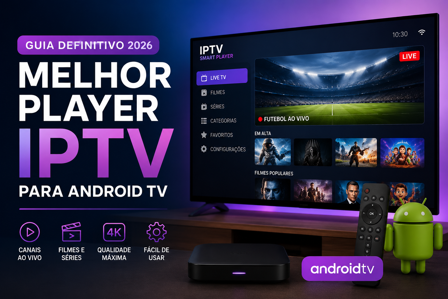 Melhor player IPTV para Android TV
