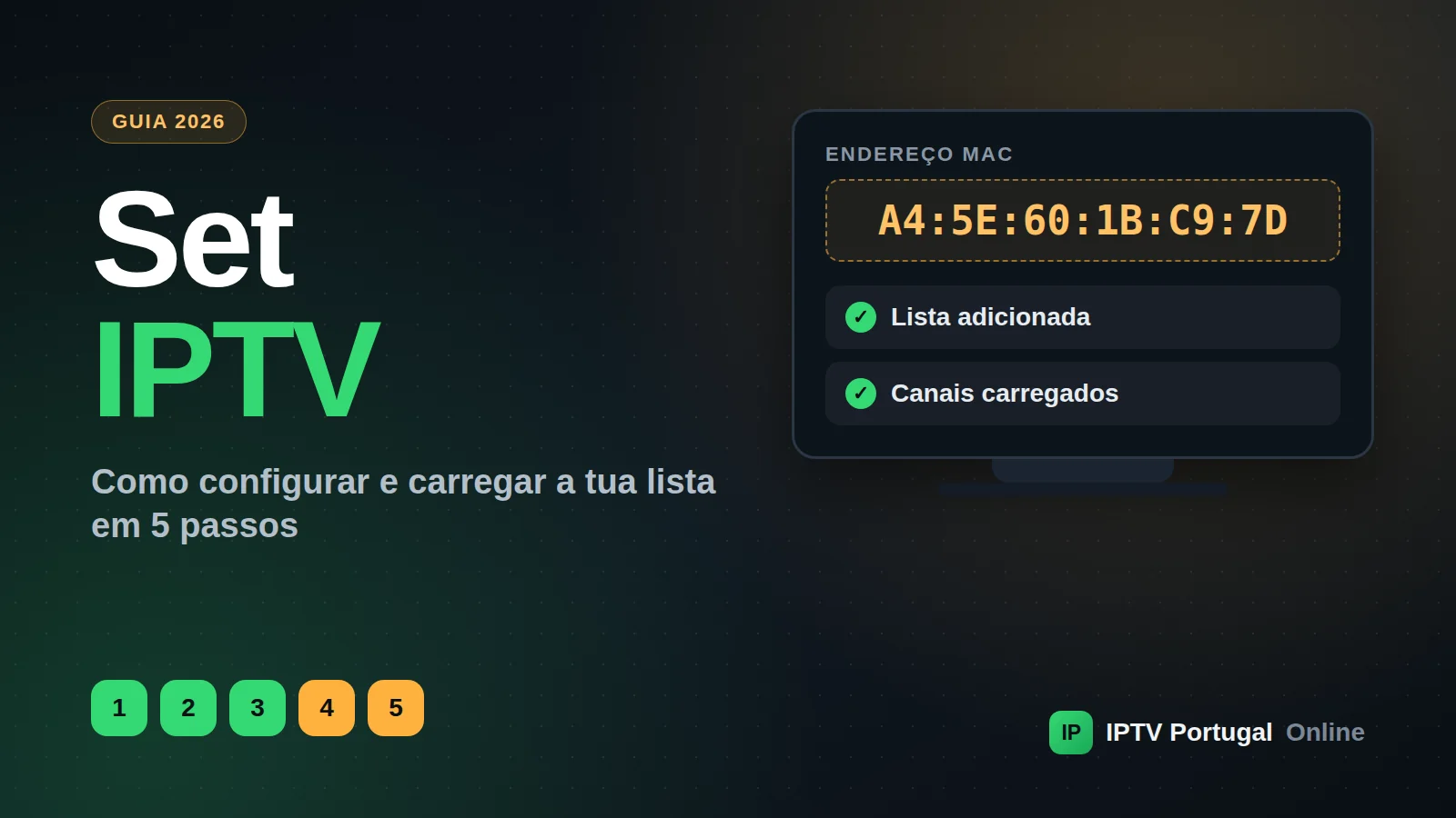 Set IPTV: como configurar e carregar a lista com o endereço MAC em 5 passos